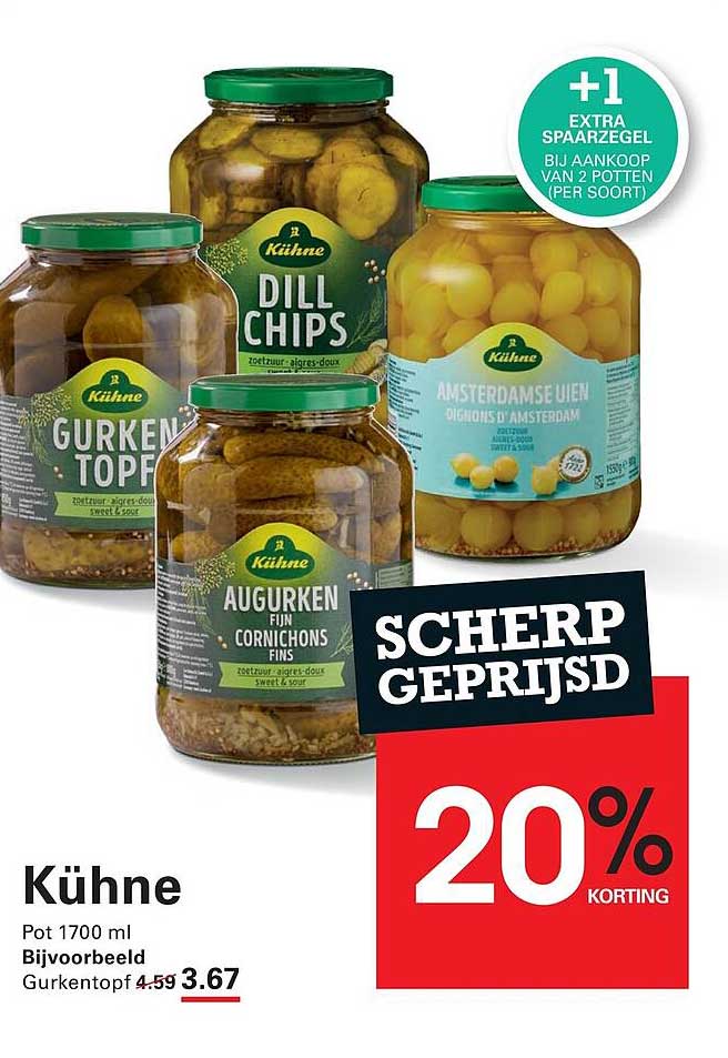 Kühne Pot 1700 ml 20% korting