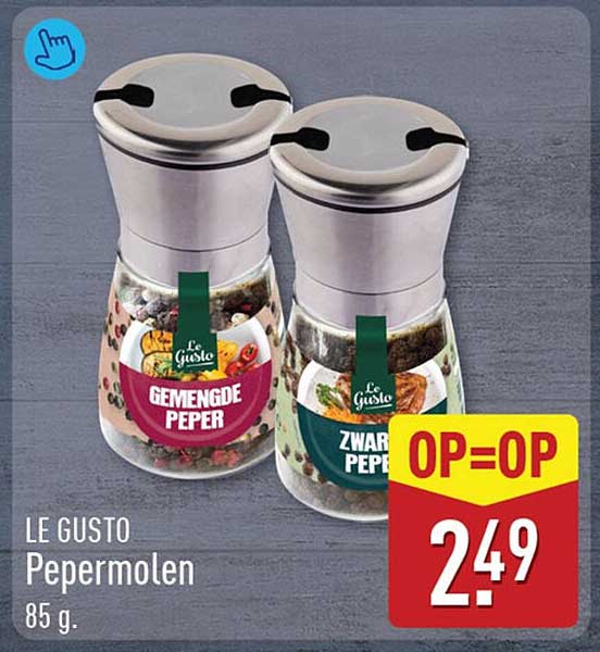 Le Gusto Pepermolen 85 g