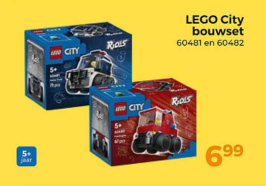 LEGO City bouwset 60481 en 60482