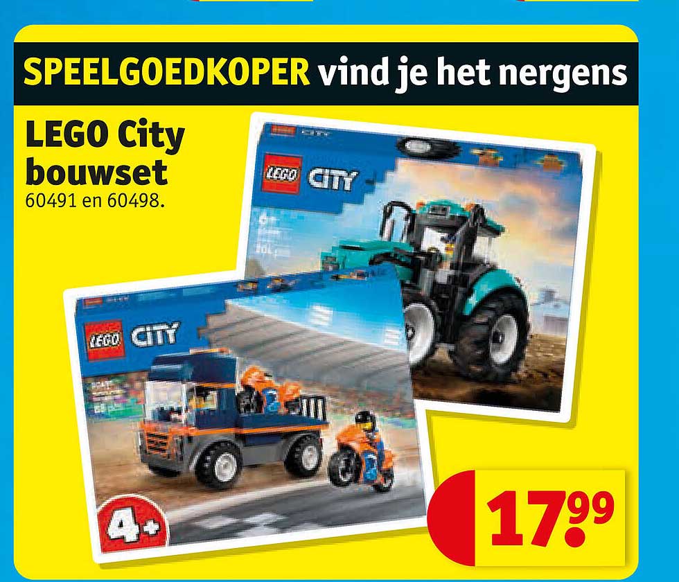 LEGO City bouwset 60491 en 60498.