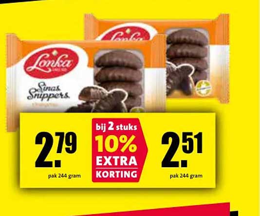 Lonka Sinaas Snippers bij 2 stuks 10% EXTRA KORTING