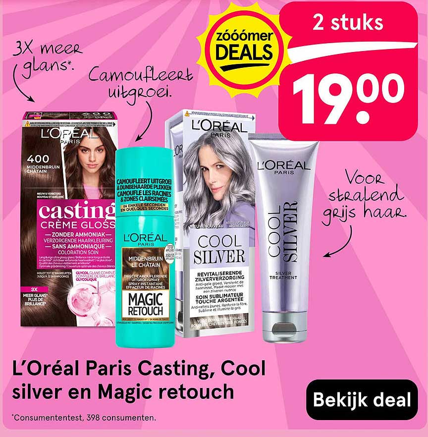 L'Oréal Paris Casting, Cool silver en Magic retouch