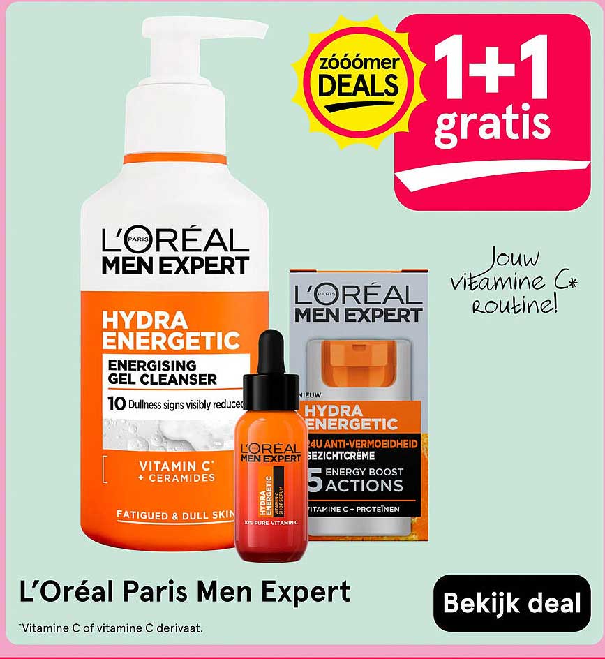 L’Oréal Paris Men Expert 1+1 gratis