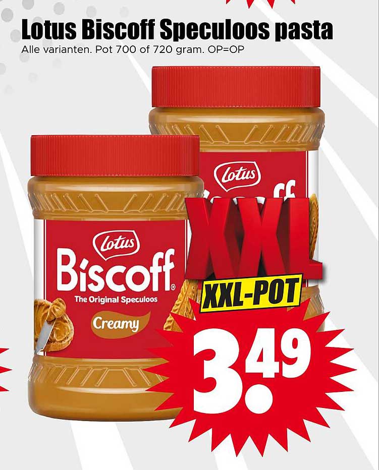 Lotus Biscoff Speculoos pasta XXL-pot