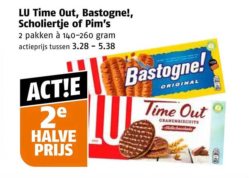 LU Time Out, Bastogne!, Schiertje of Pim's 2 pakken à 140-260 gram 2e halve prijs