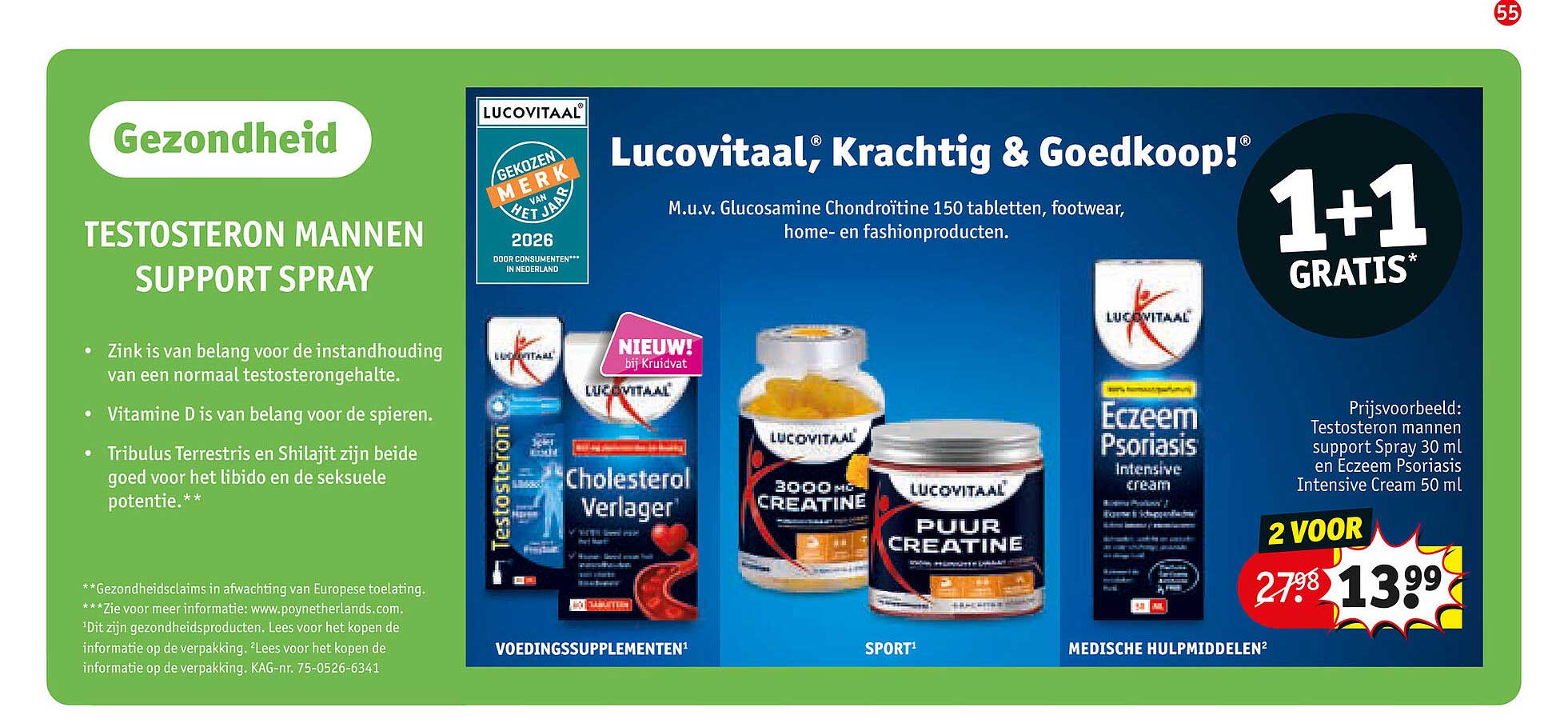 Lucovitaal, Krachtig & Goedkoop! 1+1 gratis