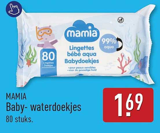 MAMIA Baby- waterdoekjes 80 stuks.