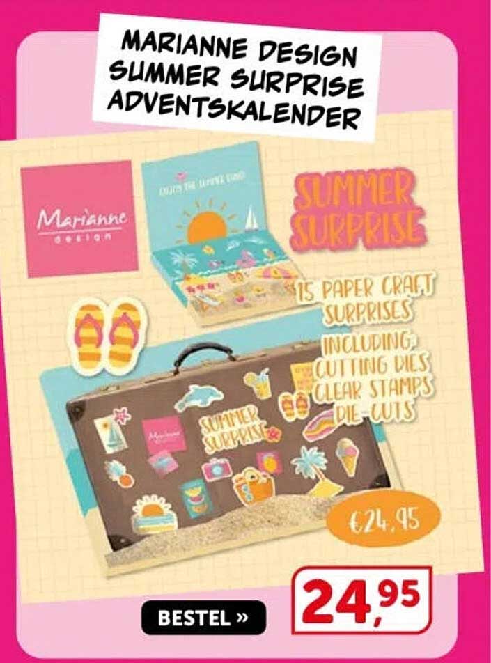 MARIANNE DESIGN SUMMER SURPRISE ADVENTSKALENDER