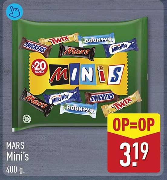 MARS Mini's 400 g.