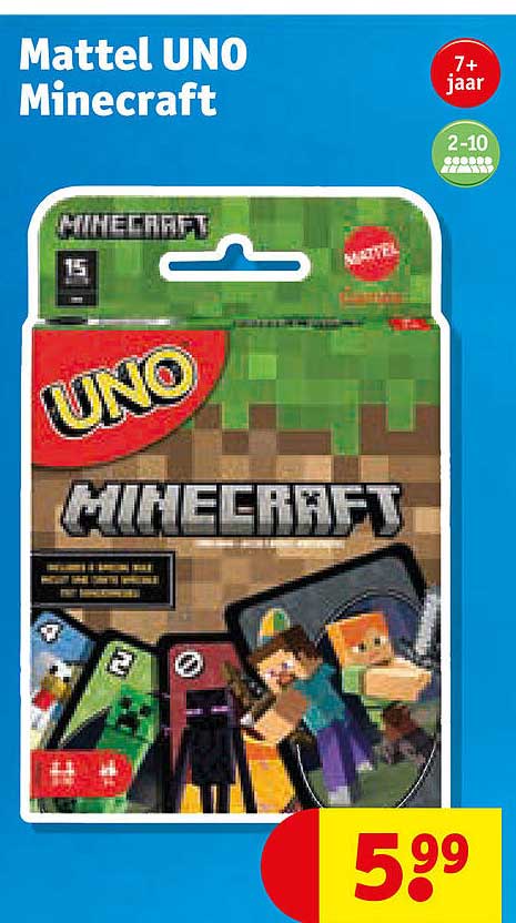 Mattel UNO Minecraft