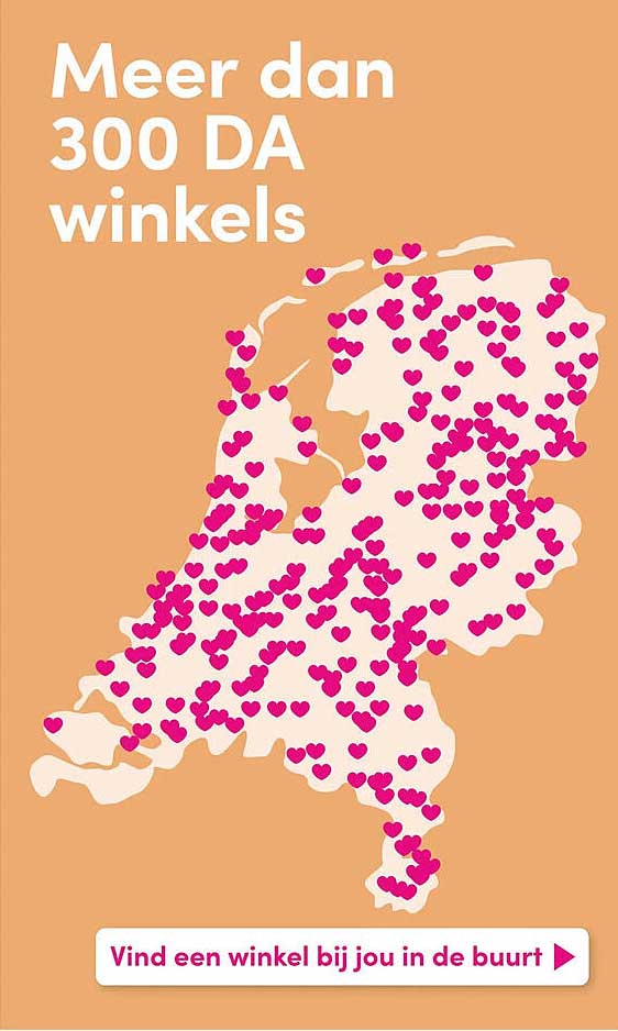 Meer dan 300 DA winkels