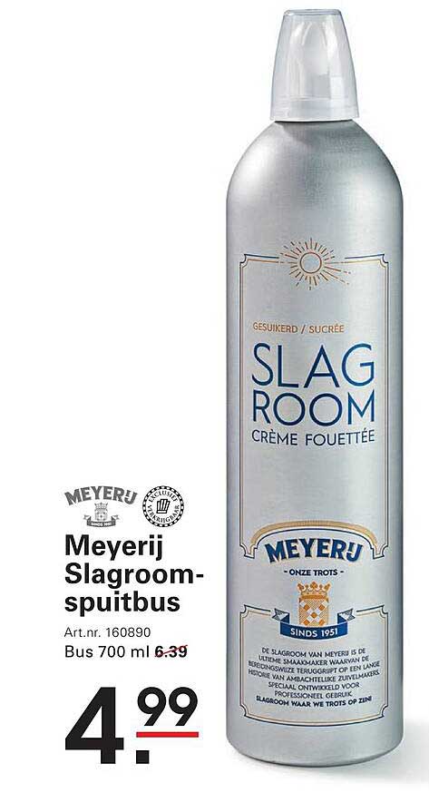 Meyeri Slagroom-spuitbus