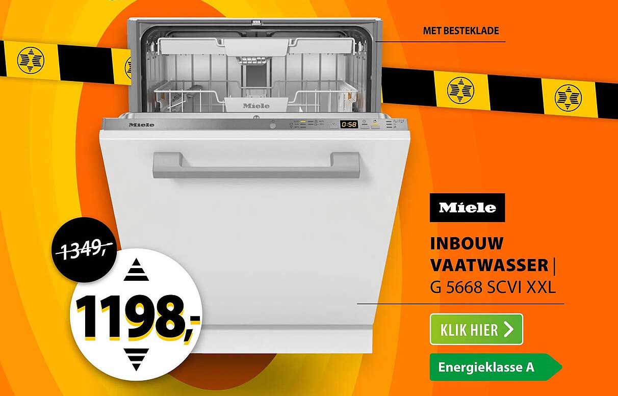 Miele inbouw vaatwasser G 5668 SCVi XXL