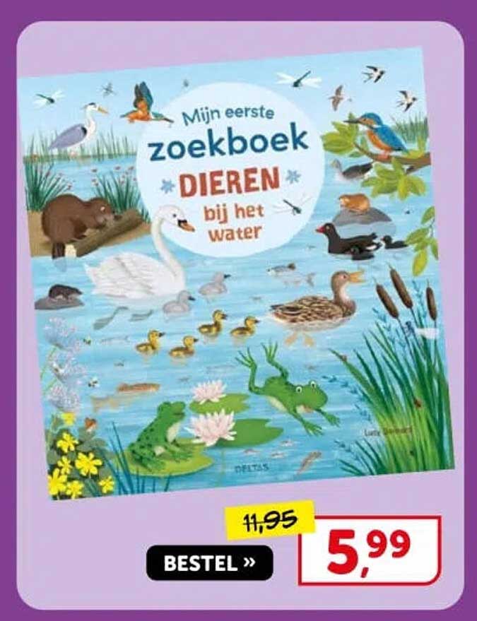 Mijn eerste zoekboek DIEREN bij het water