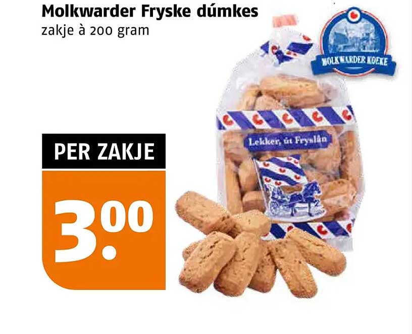 Molkwarder Fryske dúmkes zakje à 200 gram