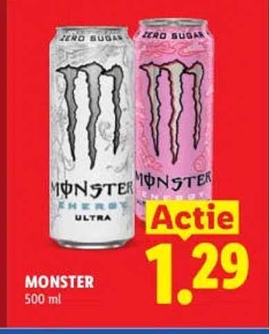 MONSTER 500 ml Actie