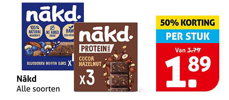 Nākd Alle soorten