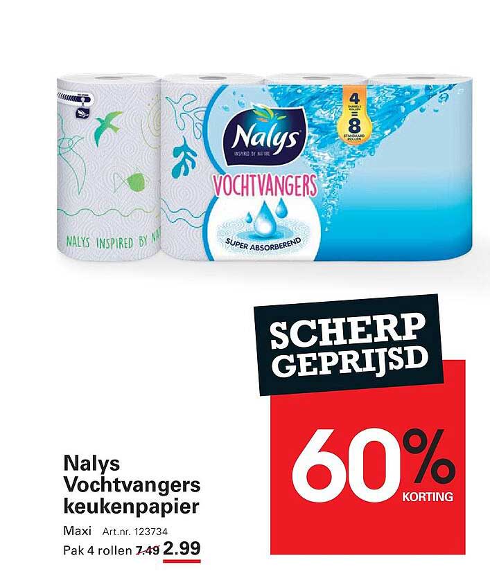 Nalys Vochtvangers keukenpapier