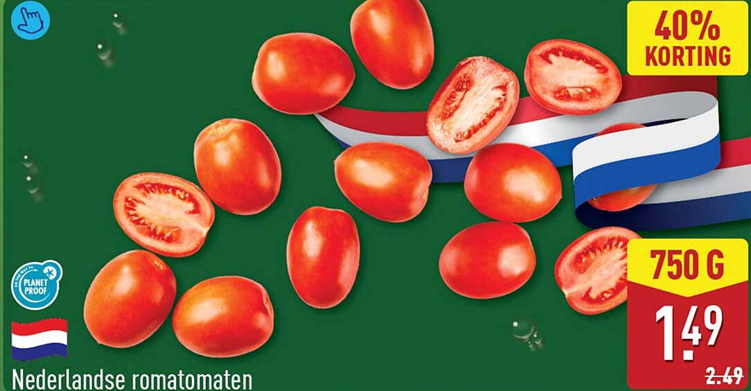 Nederlandse romatomaten 40% KORTING