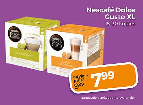 Nescafé Dolce Gusto XL 15-30 kopjes