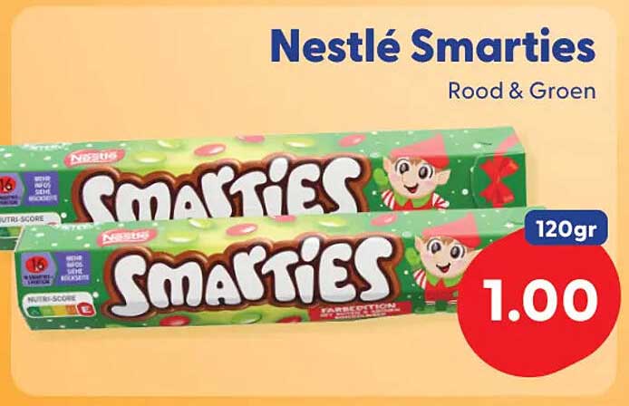 Nestlé Smarties Rood & Groen