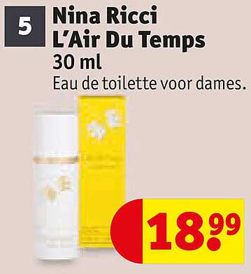 Nina Ricci L'Air Du Temps 30 ml Eau de toilette voor dames.