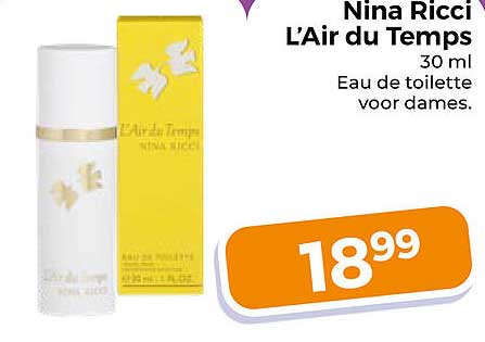 Nina Ricci L’Air du Temps 30 ml Eau de toilette voor dames