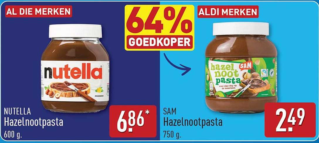 NUTELLA Hazelnootpasta