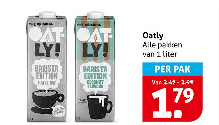Oatly Alle pakken van 1 liter PER PAK
