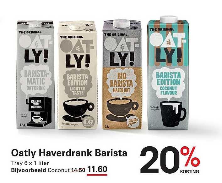 Oatly Haverdrank Barista 20% KORTING