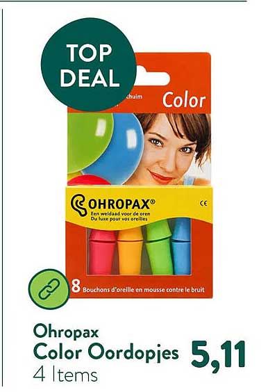 Ohropax Color Oordopjes