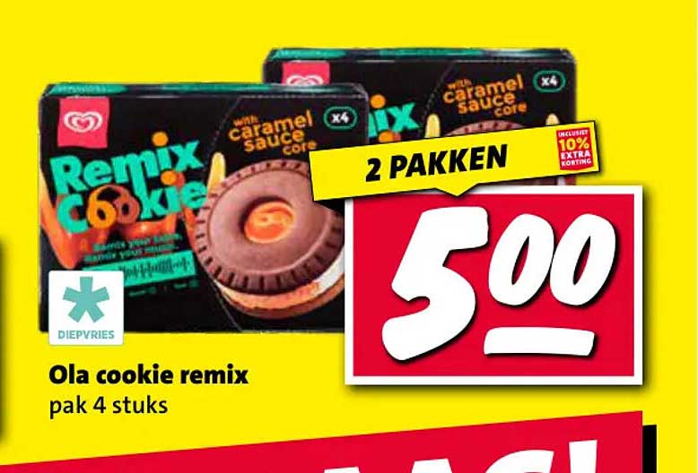 Ola cookie remix pak 4 stuks 2 pakken