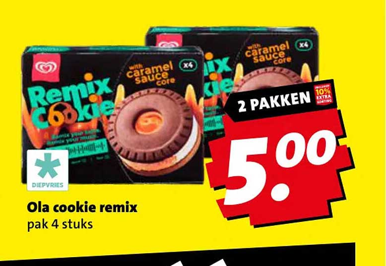 Ola cookie remix pak 4 stuks 2 pakken