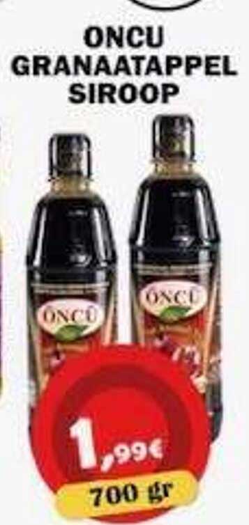 ONCU GRANAATAPPEL SIROOP
