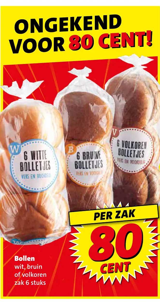 ONGEKEND VOOR 80 CENT!