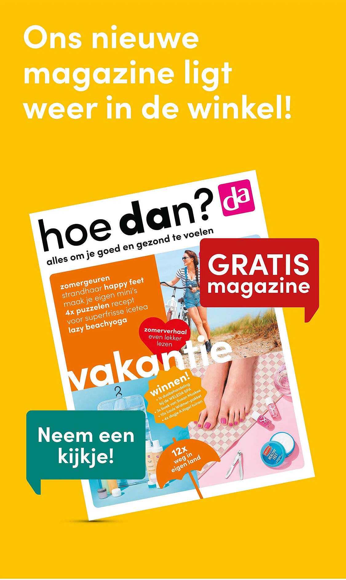 Ons nieuwe magazine ligt weer in de winkel! GRATIS magazine
