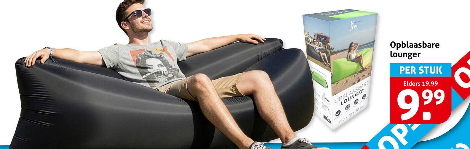 Opblaasbare lounger