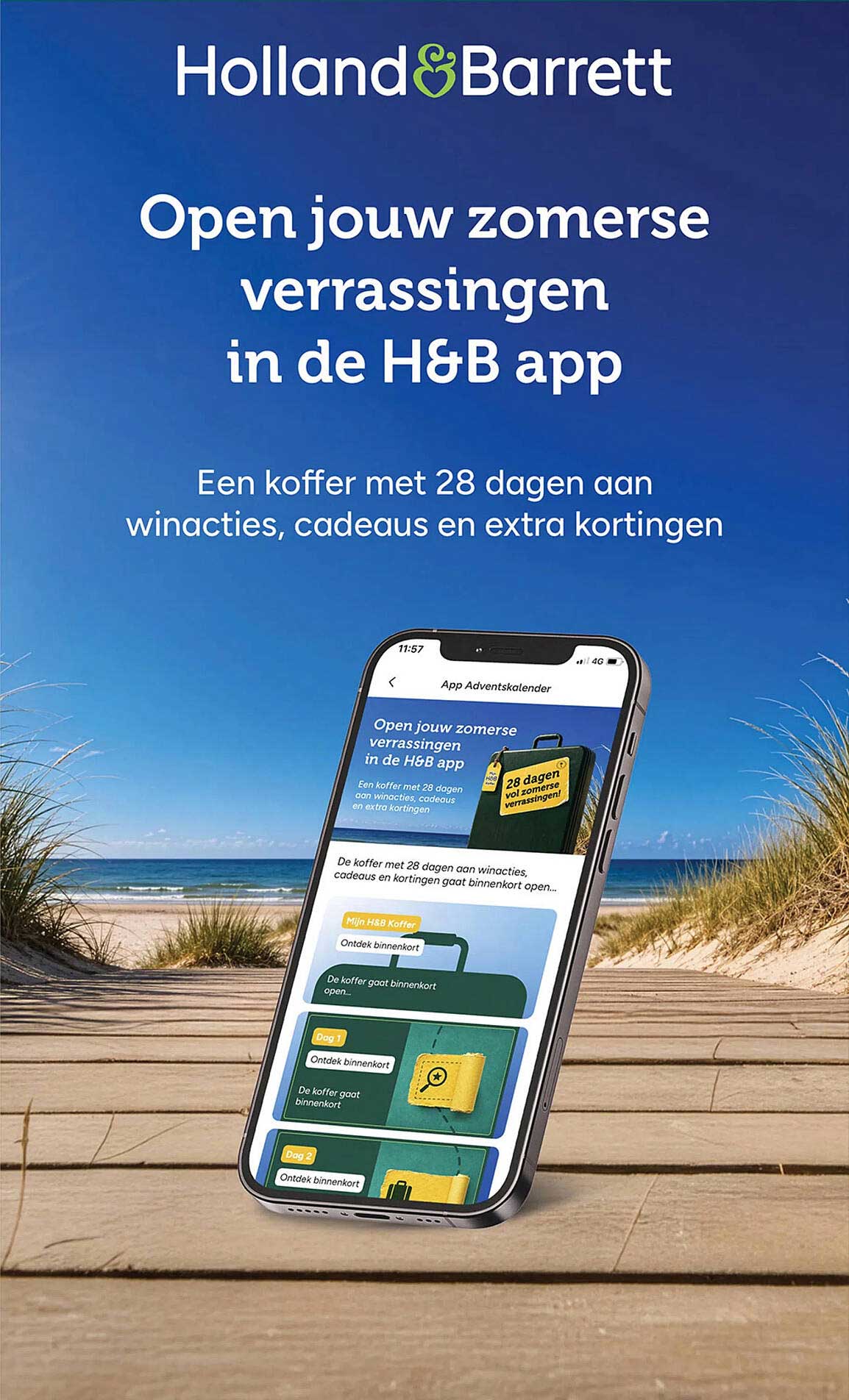 Open jouw zomerse verrassingen in de H&B app