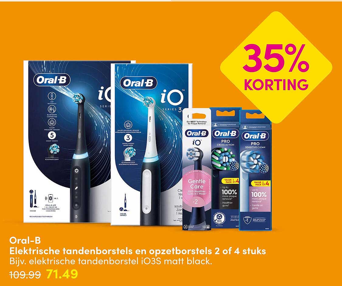 Oral-B Elektrische tandenborstels en opzetborstels 2 of 4 stuks