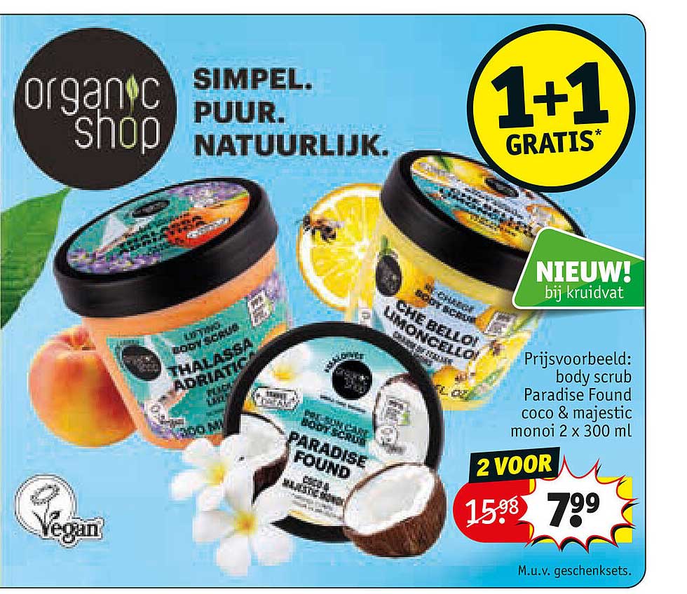 Organic Shop 1+1 gratis