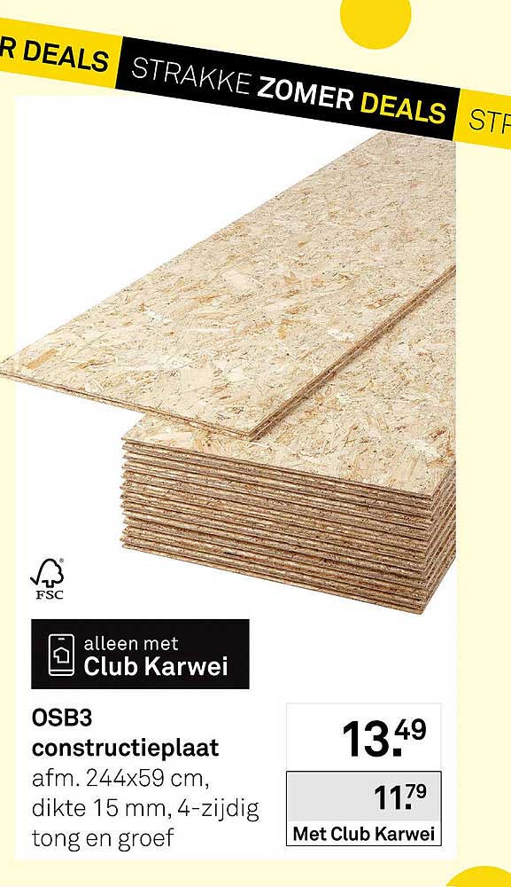 OSB3 constructieplaat