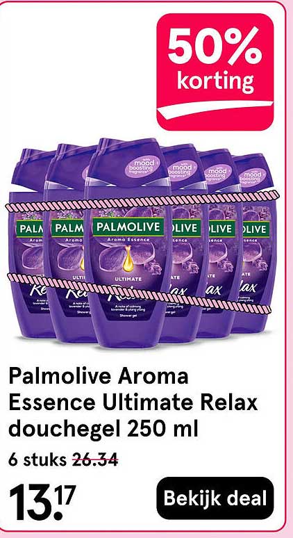 Palmolive Aroma Essence Ultimate Relax douchegel 250 ml 50% korting
