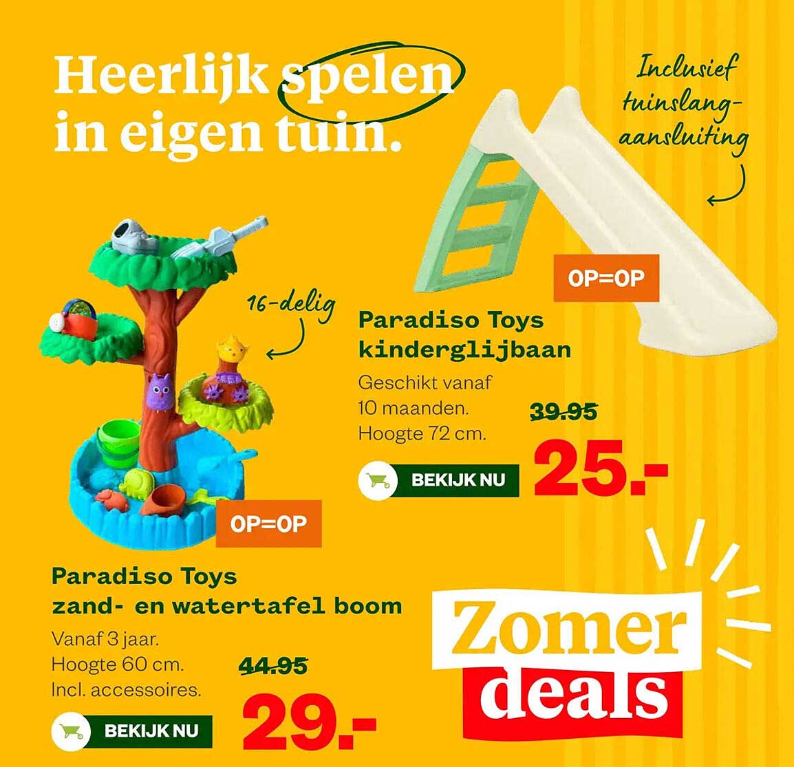 Paradiso Toys kinderglijbaan