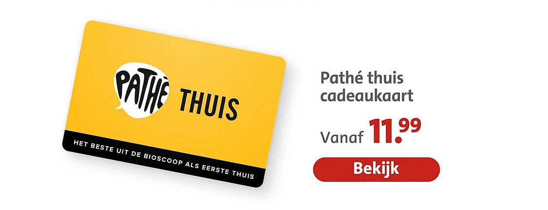 Pathé thuis cadeaukaart
