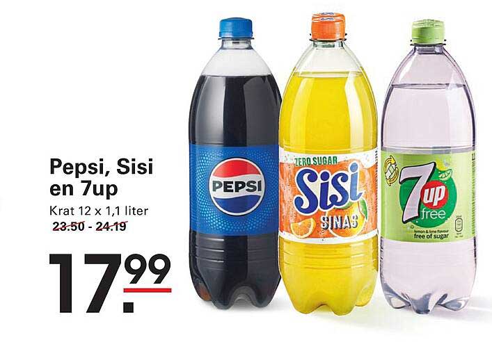 Pepsi, Sisi en 7up