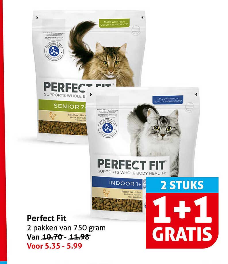 Perfect Fit 2 pakken van 750 gram 2 STUKS 1+1 GRATIS
