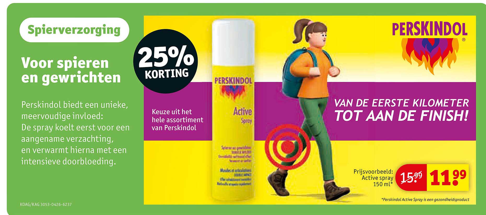 Perskindol Active Spray 150 ml 25% korting