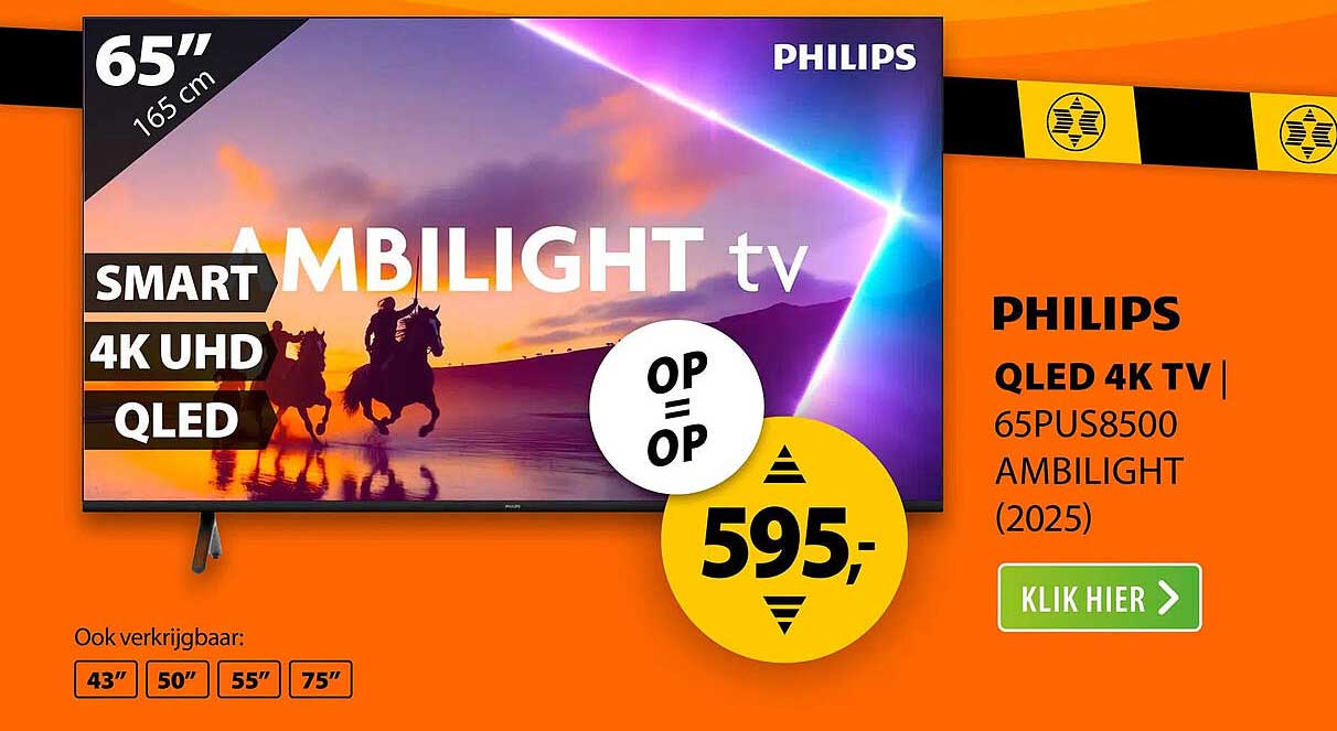 PHILIPS OLED 4K TV | 65PUS8500 AMBILIGHT (2025)