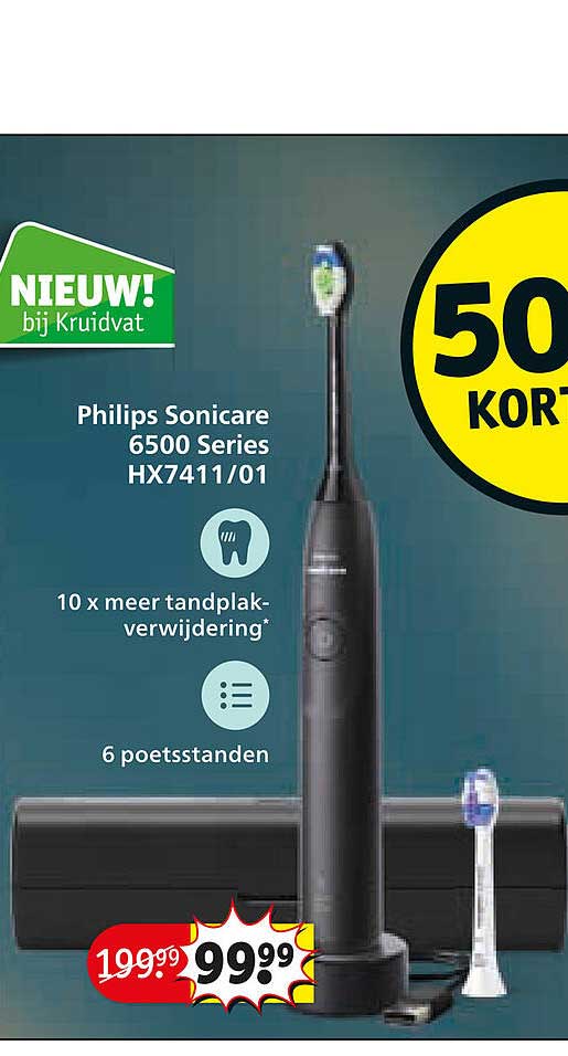 Philips Sonicare 6500 Series HX7411/01 50% KORT
