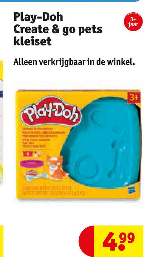 Play-Doh Create & go pets kleiset
